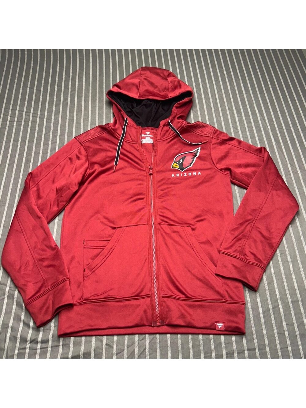 Fanatics Heather Cardinal Arizona Cardinals Gains Full-Zip Hoodie Men's Small